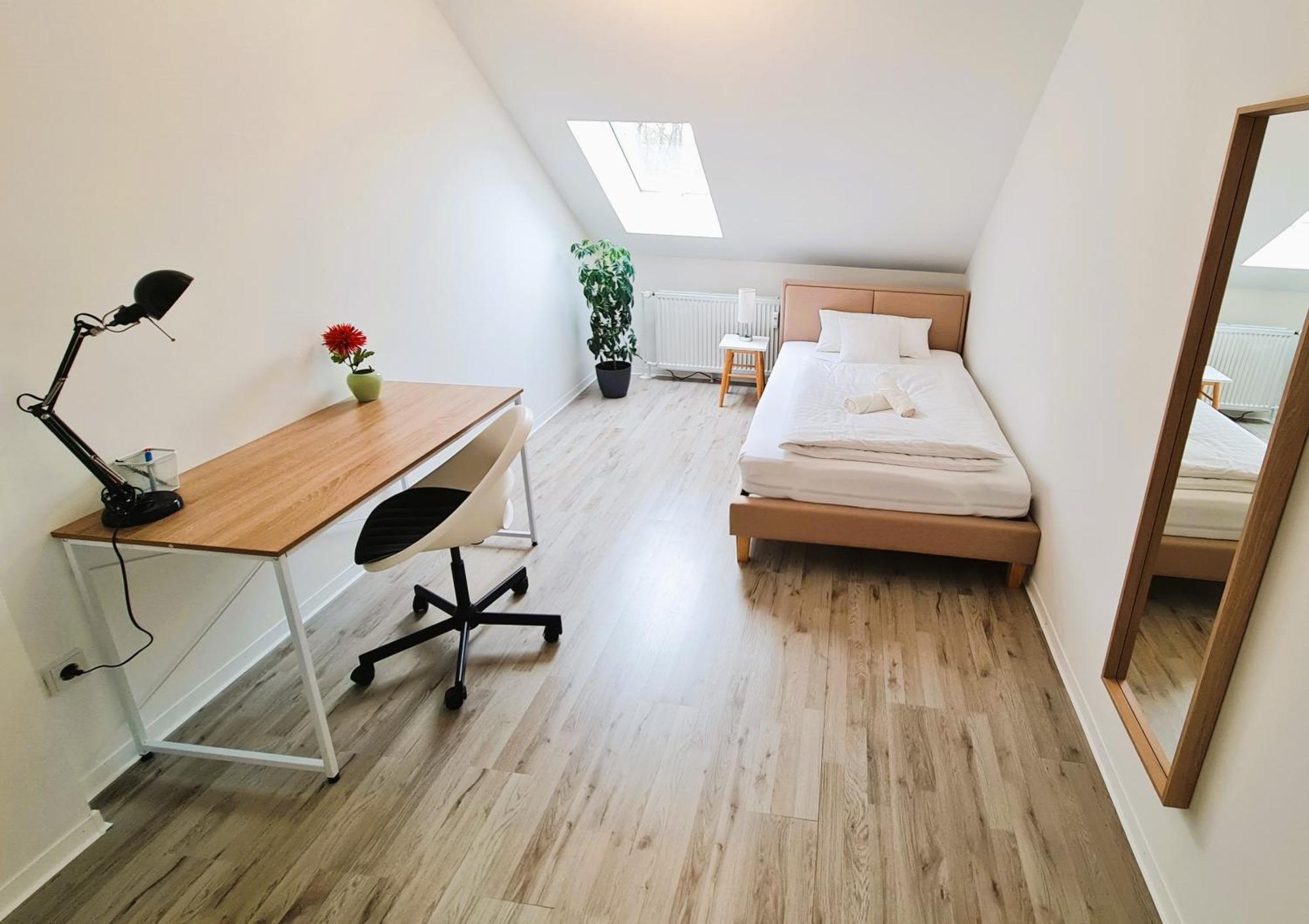 Apartment Naehe Airbus Манхинг Экстерьер фото